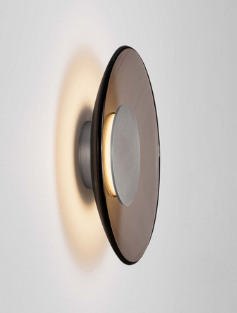 Luces Exclusivas kinkiet LED Huanuco Ø 32 cm 17W 248lm 3000K IP20 szaro/brązowy LE44841