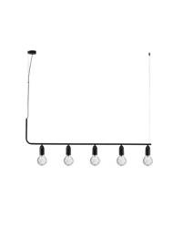Luces Exclusivas żyrandol / lampa wisząca Bani 5xG9 czarna LE42716