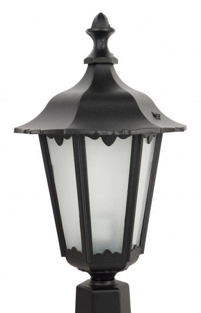 Su-ma lampa stojąca zewnętrzna Retro Midi E27 czarna/patyna 45cm IP43 K 4011/1/M