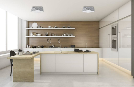 Sollux plafon Hexa 35 2xE27 srebrny SL.0691