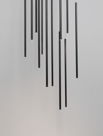 Luces Exclusivas lampa wisząca LED Buga ściemnialna Ø 50 cm 60W 2344lm 3000K IP20 czarna LE43487