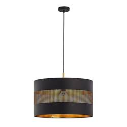 TK Lighting lampa wisząca Tago Black E27 czarno/złota 3211