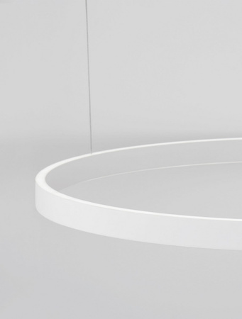 Luces Exclusivas lampa wisząca LED Bari ściemnialna Ø 98 cm 106W 4899lm 3000K IP20 biała LE43257