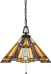 Elstead żyrandol / lampa wisząca Inglenook 3xE27 brązowa QZ-INGLENOOK-P-A