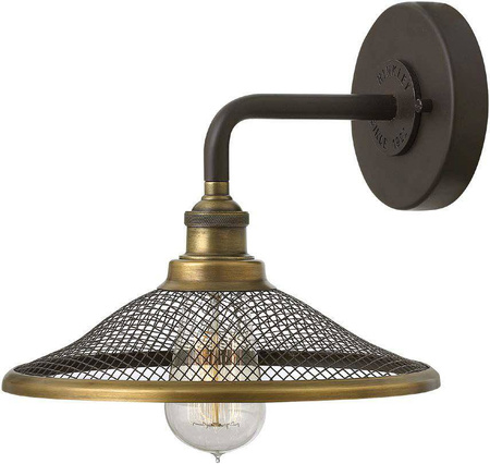 Elstead kinkiet Rigby E27 brązowy HK-RIGBY1-KZ