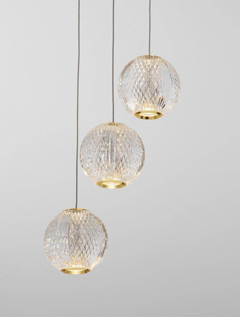 Luces Exclusivas lampa wisząca LED Cana 15W 961lm 3200K złota LE42692