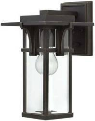 Elstead kinkiet zewnętrzny Manhattan (Hk) E27 brązowy IP44 HK-MANHATTAN2-S