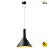 SLV lampa wisząca Phelia E27 czarna 1002949