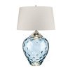 Quintiesse lampka biurkowa Samara 2xE27 + GU10 szaro/niebieska Ø51cm QN-SAMARA-TL-LRG-BLU