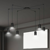 Emibig lampa wisząca Traker 6 6xGU10 czarna 524/6