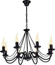 Kaja żyrandol / lampa wisząca Bartez 8xE14 czarna K-3992
