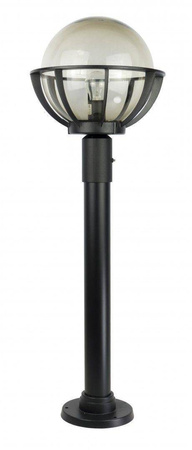 Su-ma lampa stojąca zewnętrzna Kule z koszykiem 250 E27 czarna/patyna 90cm IP43 K 5002/2/KPO 250 FU