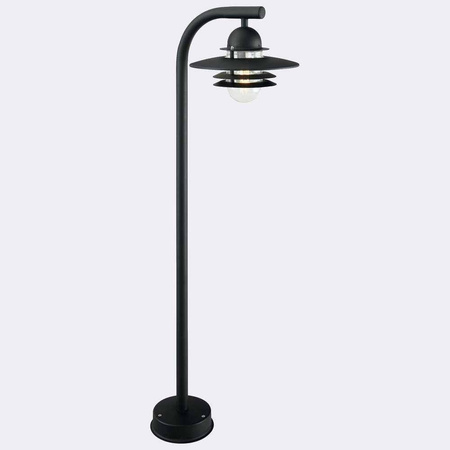 Norlys lampa stojąca zewnętrzna Oslo E27 118cm czarna IP55 245BL