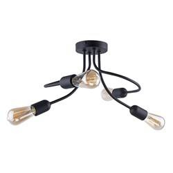 TK Lighting plafon Fado 4xE27 czarny 2583