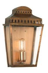 Elstead kinkiet zewnętrzny Mansion House E27 mosiężny IP44 MANSION-HOUSE-BR