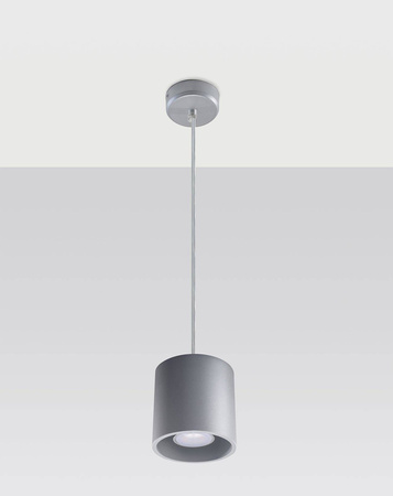 Sollux lampa wisząca Orbis 1 GU10 szara SL.0052