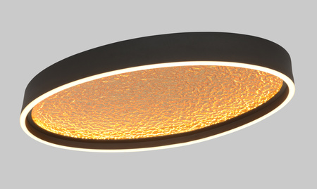 Aviano Lighting lampa sufitowa LED Bormes ściemnialna 42W 4200lm 3000K czarno/złota 9069-102