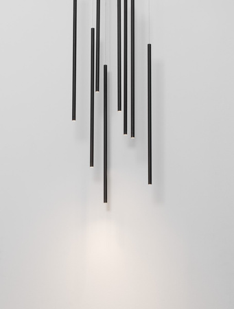 Luces Exclusivas lampa wisząca LED Buga ściemnialna Ø 40 cm 40W 1760lm 3000K IP20 czarna LE43486