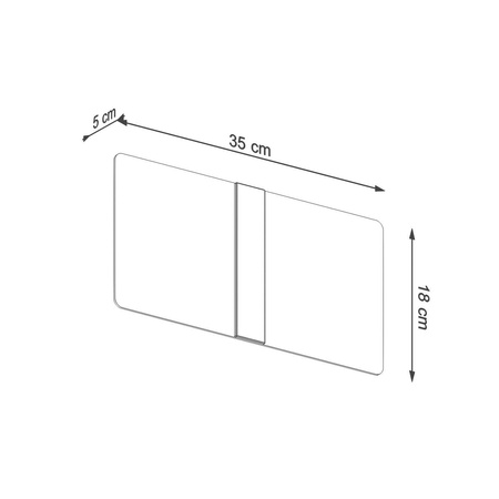 Sollux kinkiet Azalia 2xG9 biały/chrom SL.1006