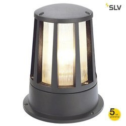 SLV lampa stojąca zewnętrzna Cone E27 antracytowa 24cm IP54 230435