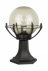 Su-ma lampa stojąca zewnętrzna Kule z koszykiem 200 E27 czarna/patyna 39cm IP43 K 4011/1/KPO FU