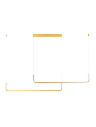 Luces Exclusivas lampa wisząca LED Piura ściemnialna 40W 2856lm 3000K IP20 złota LE44358