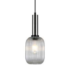 Italux lampa wisząca Antiola E27 nikiel satyna PND-5588-1M-SC+CL