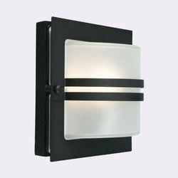 Norlys kinkiet zewnętrzny Bern E27 czarny IP54 651BL