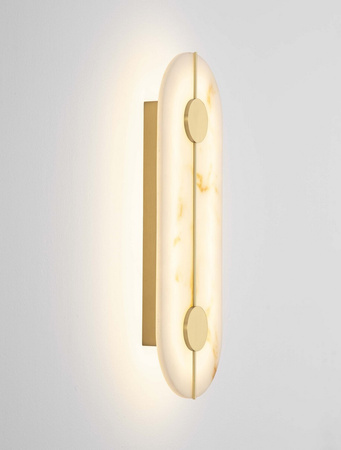 Luces Exclusivas kinkiet LED Mairana 19W 866lm 3000K IP20 złoty LE44618