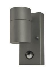 Azzardo kinkiet zewnętrzny z czujnikiem ruchu Ulf 1 GU10 szary IP44 AZ4455