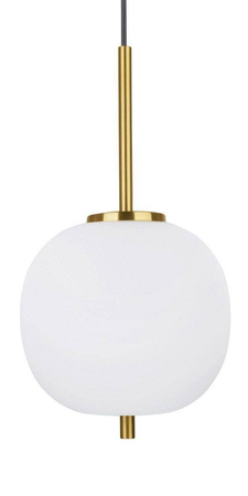 Luces Exclusivas lampa wisząca Pilar E14 biało/mosiężna LE41757