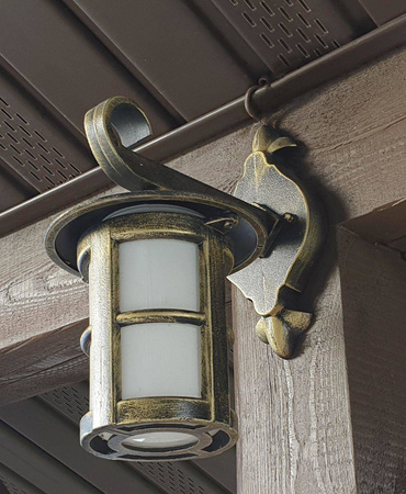 Su-ma kinkiet zewnętrzny Cordoba E27 czarny/patyna IP43 K 3012/1/T