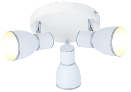 Candellux plafon (reflektorki) Fido 3xE14 biały/chrom 98-63397
