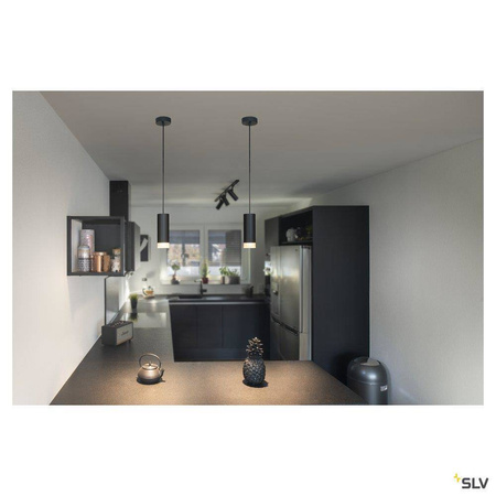 SLV lampa szynowa (reflektorek) LED Helia 50 1F 11W 750lm 3000K czarna 35° 143580