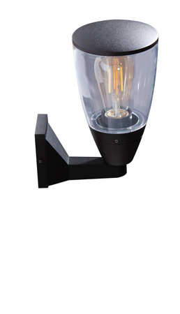 Azzardo kinkiet zewnętrzny Rasmus Wall E27 czarny IP65 AZ4482