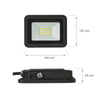 Spectrum naświetlacz LED Noctis Lux 2 30W 2700lm 6000K czarny IP65 SLI029039CW