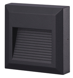 Azzardo oprawa ścienna zewnętrzna LED Alfi 2,5W 4000K szara IP54 (wpuszczana) AZ4511