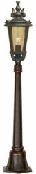 Elstead lampa stojąca zewnętrzna Baltimore E27 brązowa 117cm IP44 BT4-M