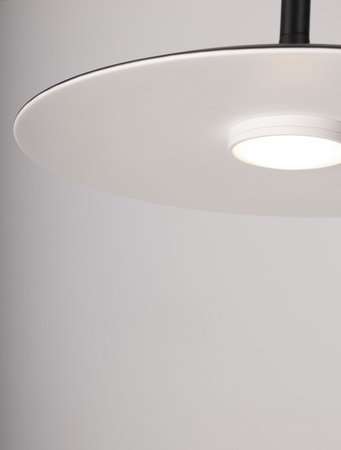 Luces Exclusivas lampa wisząca LED Nauta Ø 45 cm 16W 1100lm 3000K IP20 czarna LE44345