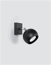 Sollux kinkiet Oculare GU10 czarny SL.0443