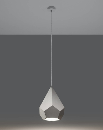 Sollux lampa wisząca Pavlus E27 biała SL.0844