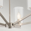 Quintiesse lampa wisząca Nye 6xE14 ocynk QN-NYE6-CLP