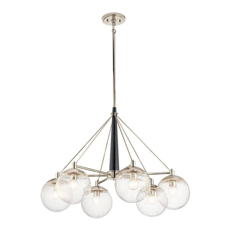 Quintiesse lampa wisząca Marilyn 6xE27 nikiel QN-MARILYN6