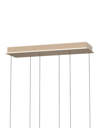 Aviano Lighting lampa wisząca LED Quiberon ściemnialna 36W 3600lm 3000K piaskowa 7039-613