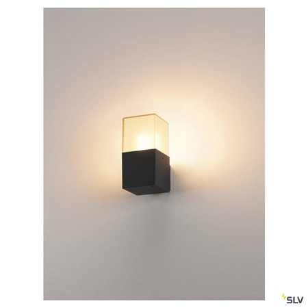 SLV kinkiet zewnętrzny Grafit WL E27 antracytowy IP44 231205