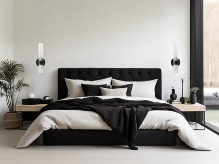 Luces Exclusivas kinkiet LED Acuna G9 2x5W IP20 czarny LE43348