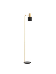 Luces Exclusivas lampa stojąca LED Fresnillo Ø 35 cm E27 1x12W IP20 wys. 153,5 cm czarno/złota LE43443