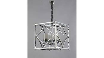 Lumina Deco żyrandol / lampa wisząca Quadrato 4xE27 chrom LDP 1223-4 (CHR)