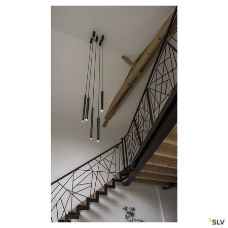 SLV lampa wisząca LED Helia 30 10W 500lm 3000K czarna 152360