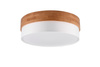 Trio plafon Seasons 3xE27 biały/drewno 611500301